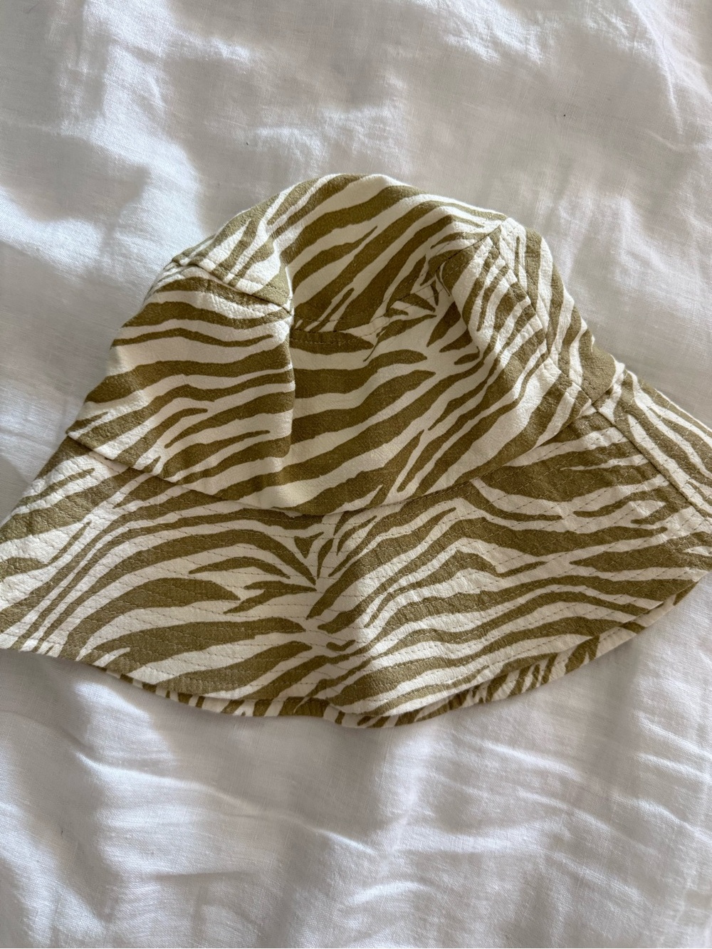Rylee + Cru Olive Zebra-Print Bucket Skirt - Women